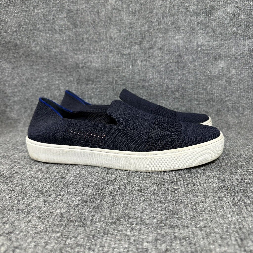 Rothys Slip On Sneakers Womens Size 9 Navy Blue Flats Shoes